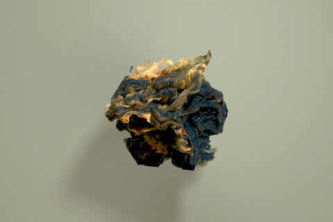 A 3D rendering of a fire blazing on a wall, creating a mesmerizing display of flickering flames.