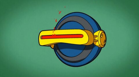 illustration de masque de super héros sur fond vert